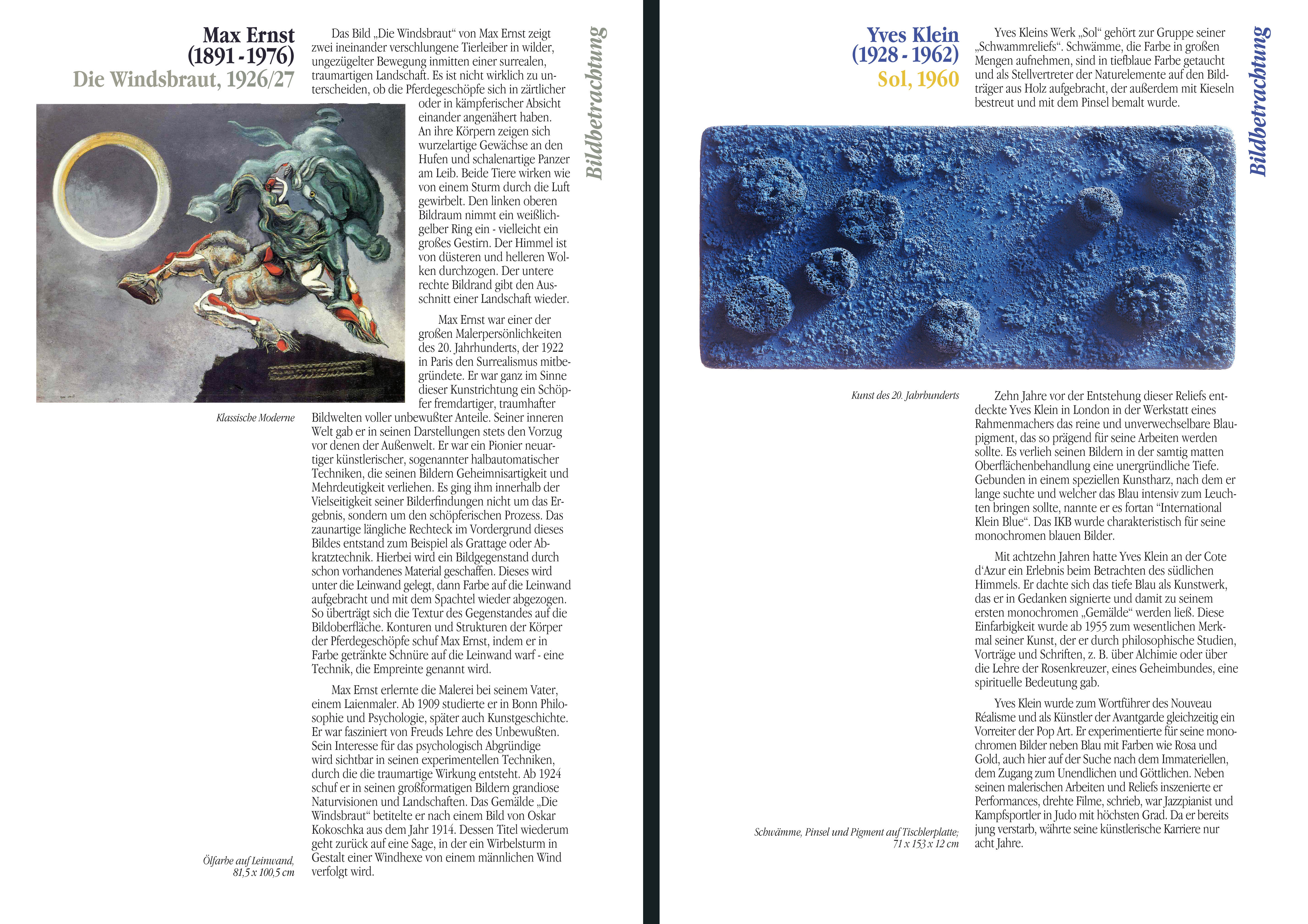 Fachdidaktische Texte für Erziehende und Pädagogen, Staatliche Kunsthalle Karlsruhe